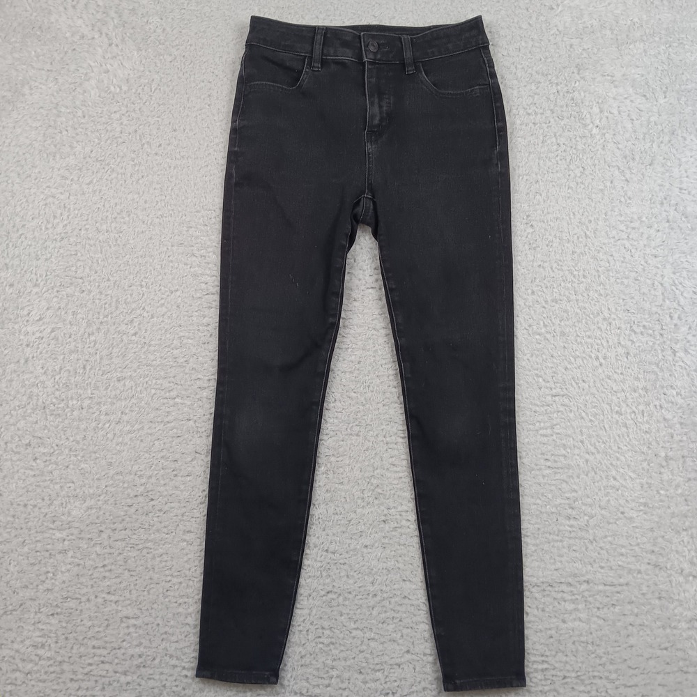 American Eagle Jean Dream Stretch Women 2 Short Black Skinny 07926-1206-0509-4